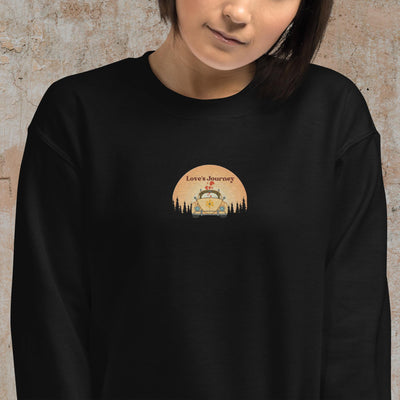 Embroidered Love's Journey Unisex Sweatshirt