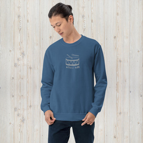 Embroidered Drum Roll Unisex Sweatshirt