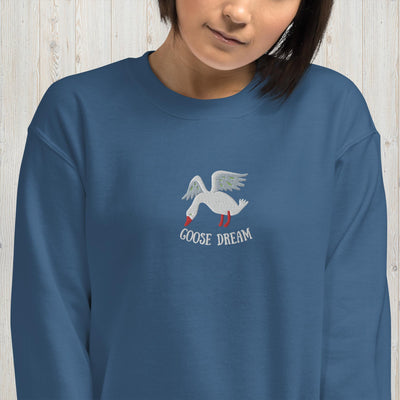 Embroidered Goose Dream Unisex Sweatshirt