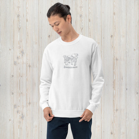 Embroidered Reminiscence Unisex Sweatshirt