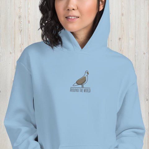 Embroidered Albatross Unisex Hoodie