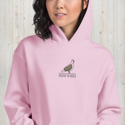 Embroidered Albatross Unisex Hoodie