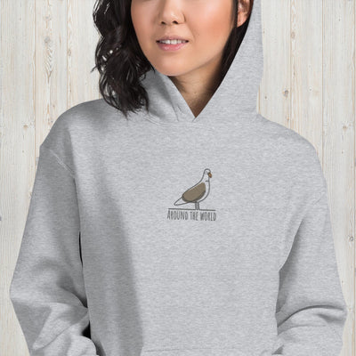 Embroidered Albatross Unisex Hoodie