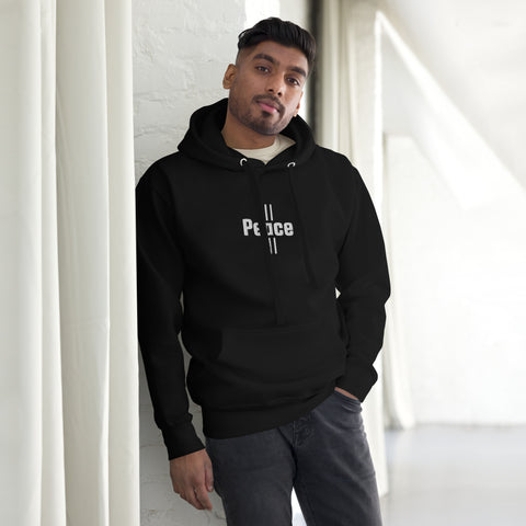 Embroidered Peace Unisex Hoodie