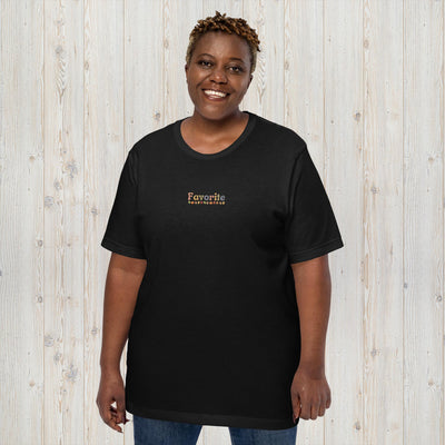 Embroidered Favorite in Fall Colors Unisex t-shirt