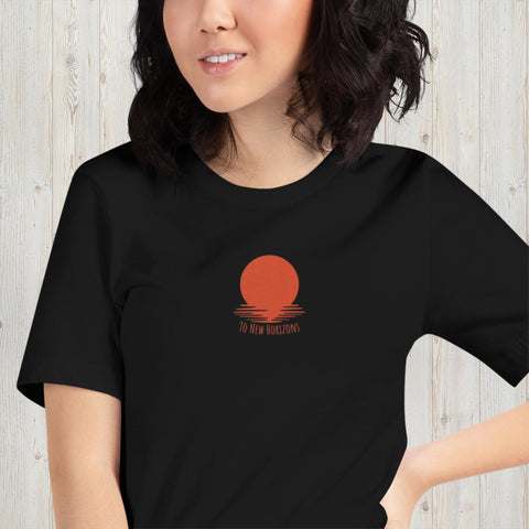 Embroidered To New Horizons Unisex t-shirt