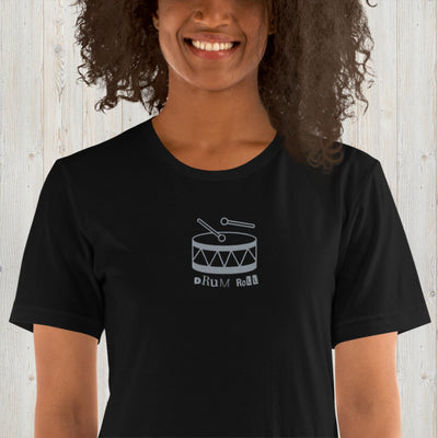 Embroidered Drum Roll Unisex t-shirt