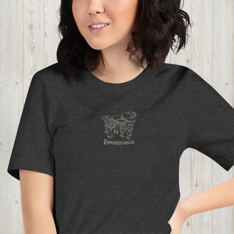 Embroidered Reminiscence Unisex t-shirt