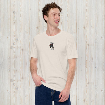 Embroidered Bulldog Unisex t-shirt