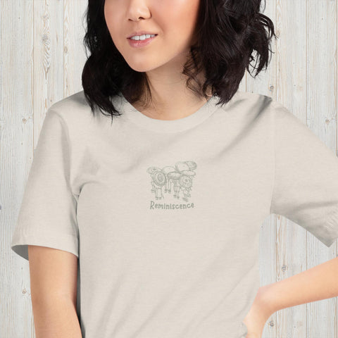 Embroidered Reminiscence Unisex t-shirt