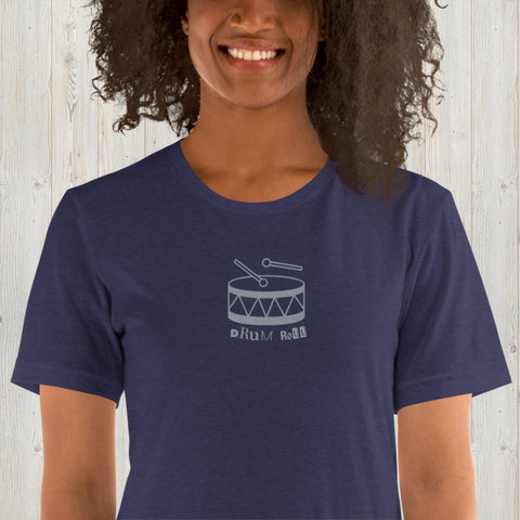 Embroidered Drum Roll Unisex t-shirt